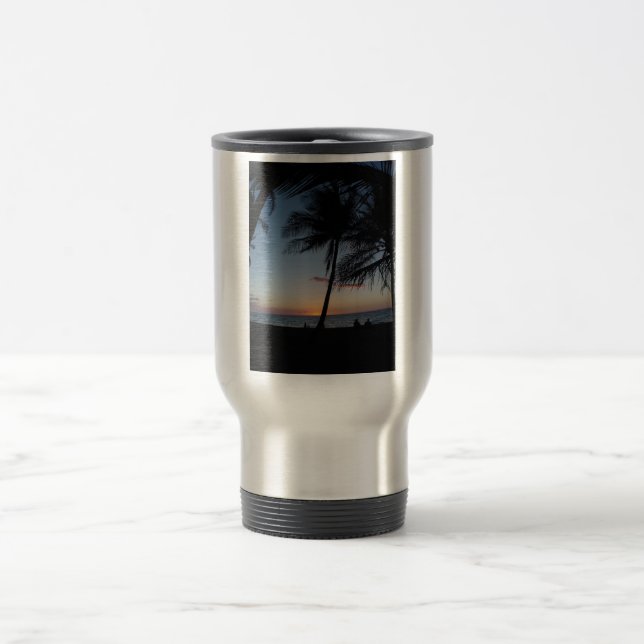 Hawaii-Sonnenuntergang Reisebecher (Mittel)