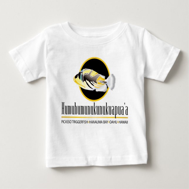 Hawaii Staat Fish - Humuhumunukunukuapua'a Baby T-shirt (Vorderseite)