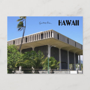 Hawaii Staat Hauptstadt Postkarte