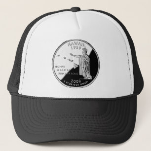 Hawaii Staat Imitate Quarter Truckerkappe