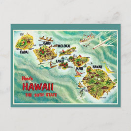 Hawaii Staat Karte