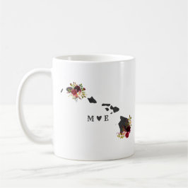 Hawaii Staat Rustic Country Wedding Monogram Kaffeetasse