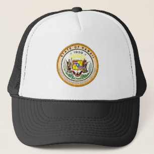 Hawaii Staat Siegel Truckerkappe