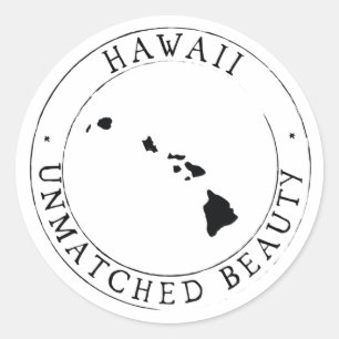 Hawaii Staat Sticker Umschlag Aufkleber