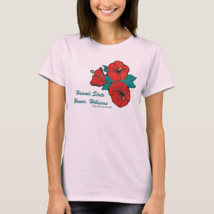 Hawaii-Staats-Blume, Hibiskus-T - Shirt