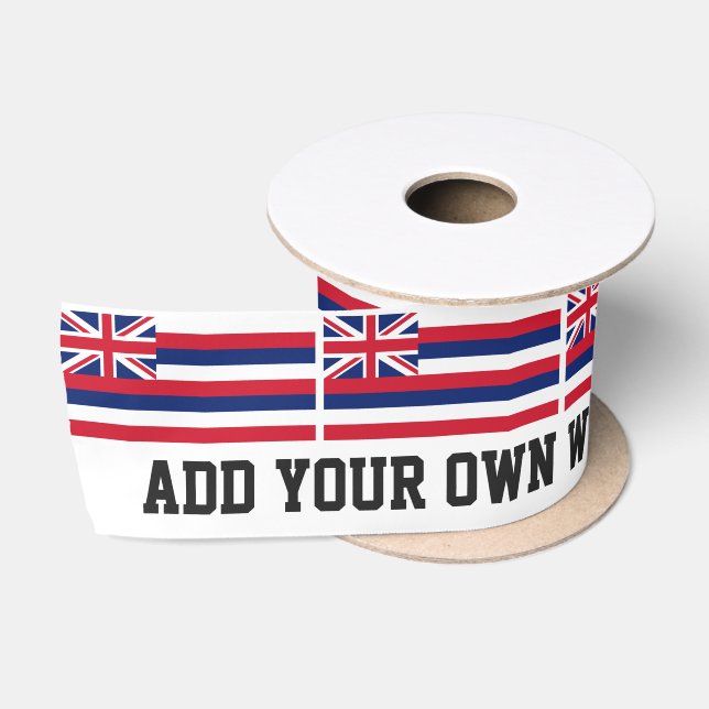Hawaii-Staats-Flagge Satinband (Spule)