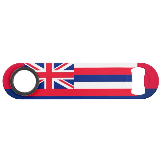 Hawaii-Staats-Flaggen-Entwurf Speedflaschenöffner (Rückseite Horizontal)