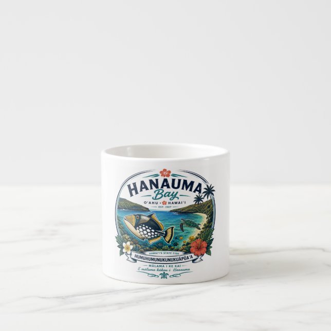 Hawaii Staatsfisch Espressotasse (Vorderseite)
