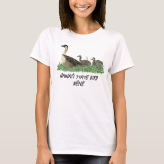 Hawaii-Staatsvogel Nene-Gans-Familie T-Shirt