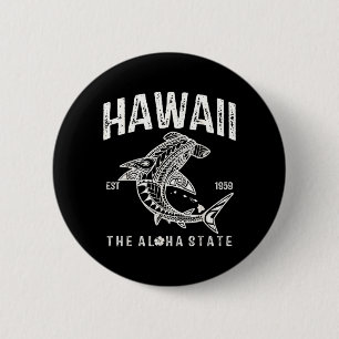 Hawaii Stammes-Hai-Aloha lynesischer Hawaiianische Button