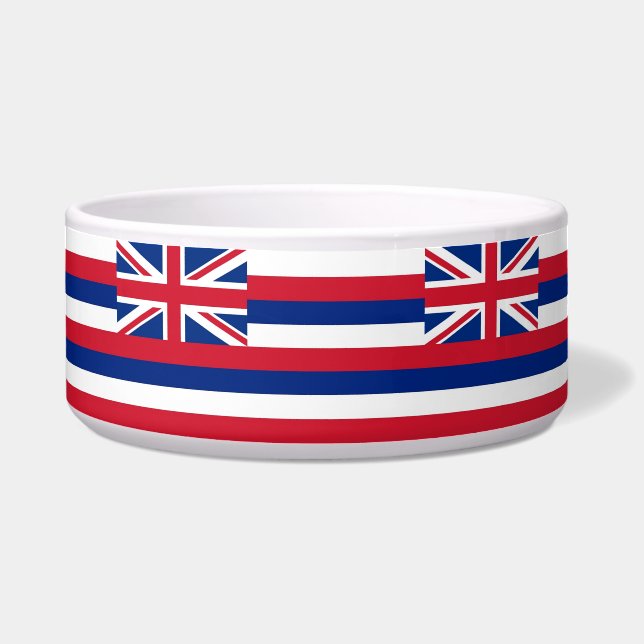 Hawaii State Flag Pet Bowl Napf (Vorderseite)