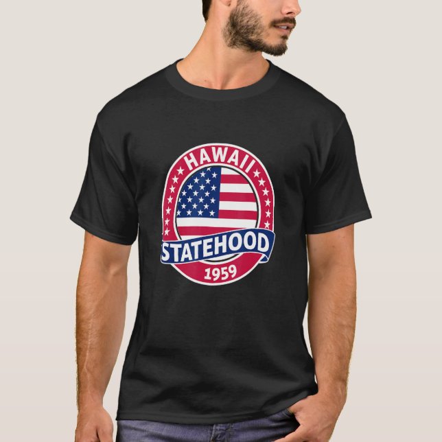 Hawaii Statehood Day T-Shirt (Vorderseite)