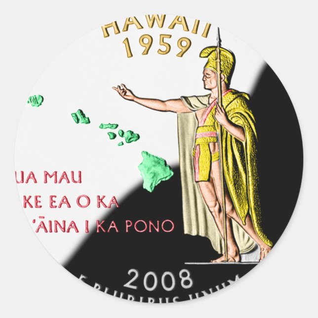 Hawaii Sticker (Vorderseite)