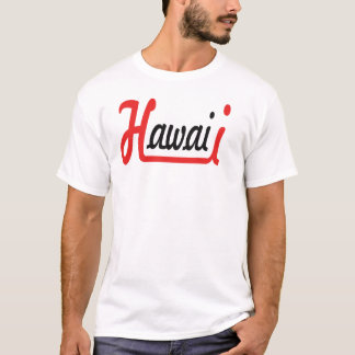 Hawaii stilvolle Typografie T-Shirt