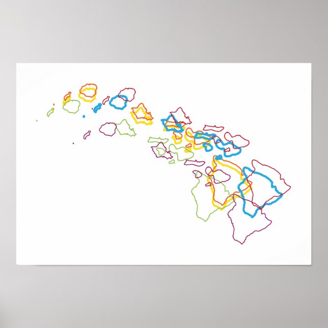 Hawaii Stolz Poster (Vorne)