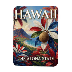 Hawaii Stolz 🌺 Tropische Hibiskusblüten Magnet