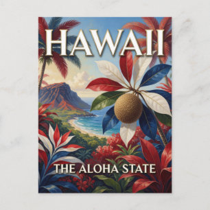 Hawaii Stolz 🌺 Tropische Hibiskusblüten Postkarte