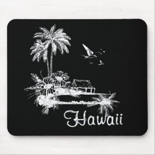 Hawaii-Strand-Hütte Mousepad