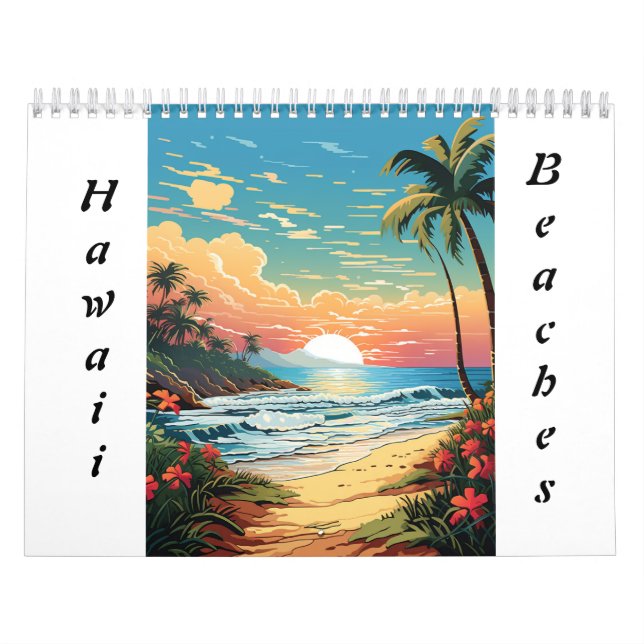 Hawaii Strände Farbe Es sich selbst Kalender (Titelbild)