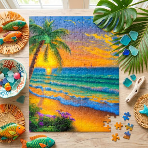 Hawaii-Strandlandschaft-Puzzle Puzzle