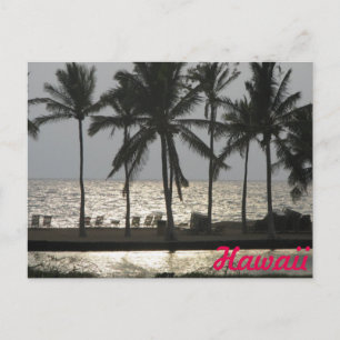 Hawaii Sunset Travel Postkarte