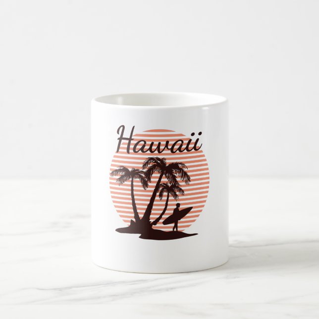 Hawaii Surf Kaffeetasse (Mittel)
