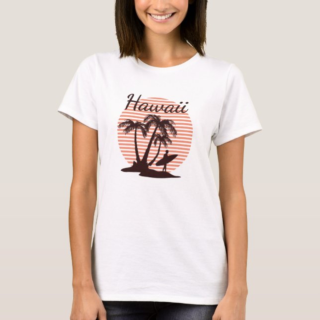 Hawaii Surf T-Shirt (Vorderseite)