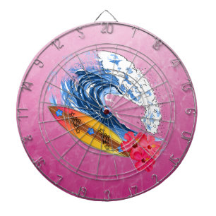 Hawaii-Surfen Dartscheibe