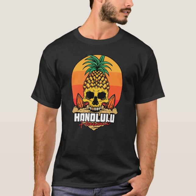 Hawaii Surfer I Honolulu Surf I Honolulu Hawaii T-Shirt (Vorderseite)
