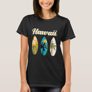 Hawaii Surfer-Shirt Aloha Surfbrett Vintage Retro T-Shirt