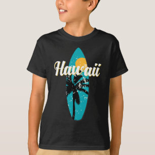 Hawaii Surfing Aloha Vintag Retro Surfboard Strand T-Shirt