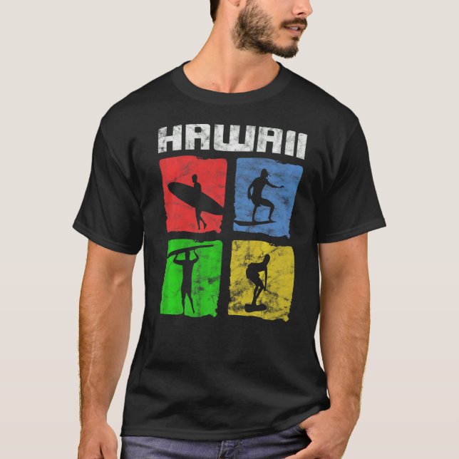 Hawaii Surfing T-Shirt (Vorderseite)