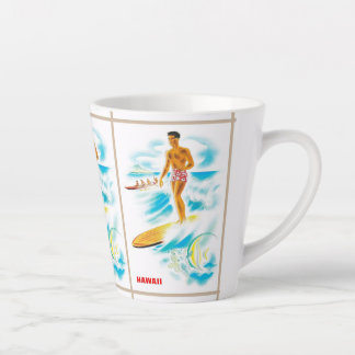 Hawaii Surfing Vintage Reise Milchtasse