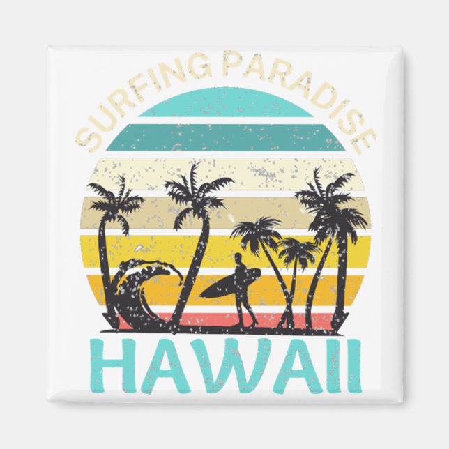 Hawaii Surfparadies Magnet (Vorne)