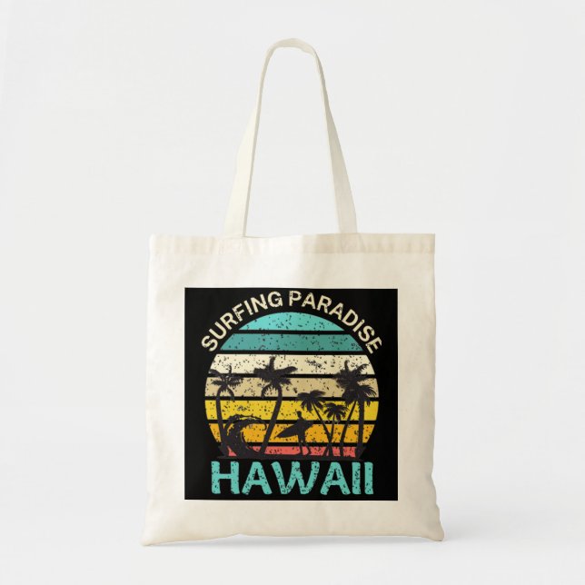 Hawaii Surfparadies Tragetasche (Vorne)