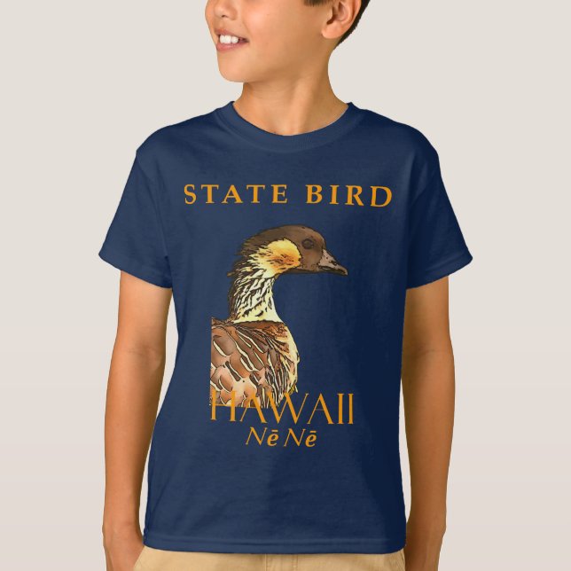 Hawaii Territorium Bird The Hawaiian Goose T-Shirt (Vorderseite)