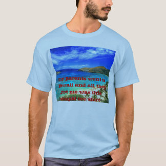 hawaii_text, meine Eltern ging zu Hawaii und zu T-Shirt