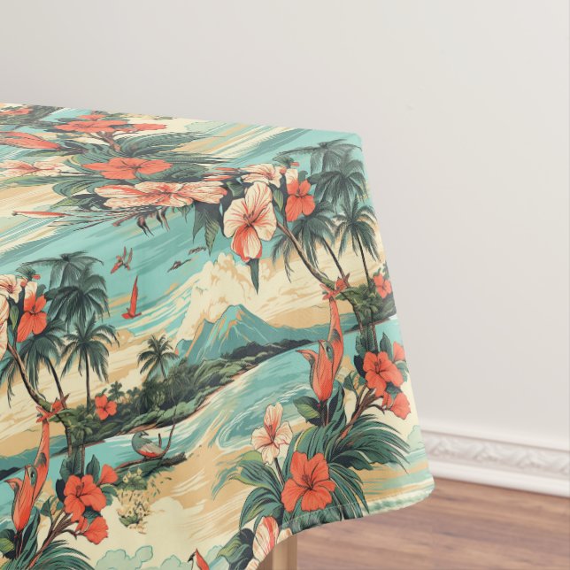 Hawaii Theme Beach Party Tischdecke (Beispiel)