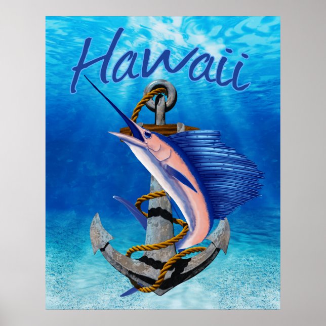Hawaii-Tiefseefischerei Poster (Vorne)