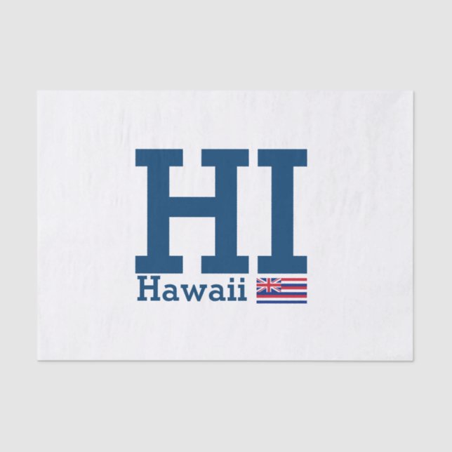 Hawaii Tissue Paper Seidenpapier (Vorderseite)