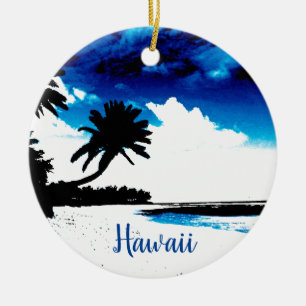 Hawaii Travel Keramik Ornament