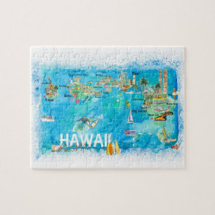 Hawaii Travel map Puzzle