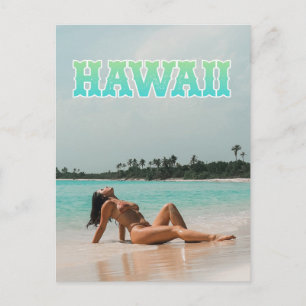Hawaii Travel Postcard Postkarte