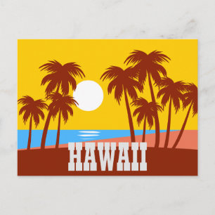 Hawaii Travel Postcard Postkarte