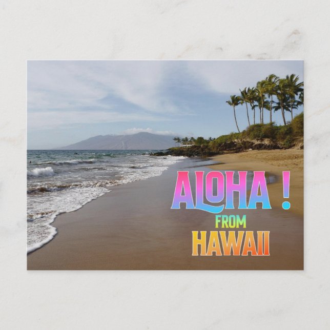  Hawaii Travel Postcard  Postkarte (Vorderseite)