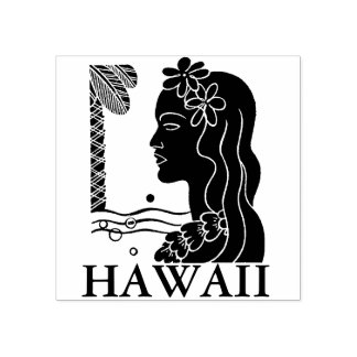 HAWAII TRAVEL Rubber Briefmarke Gummistempel