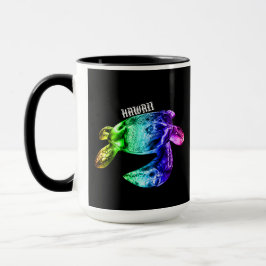 Hawaii Tribal Honu Rainbow Tasse