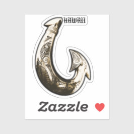 Hawaii Tribal Hook Aufkleber