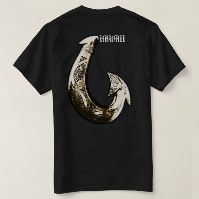 Hawaii Tribal Hook T-Shirt (Design Rückseite)