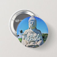 Hawaii Tropical Buddha Foto Exhale Zitatskript
